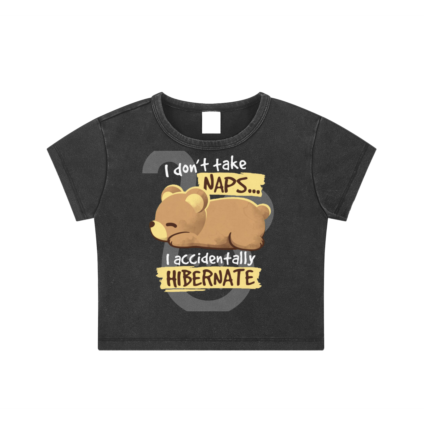 Snow Washed Crop Top