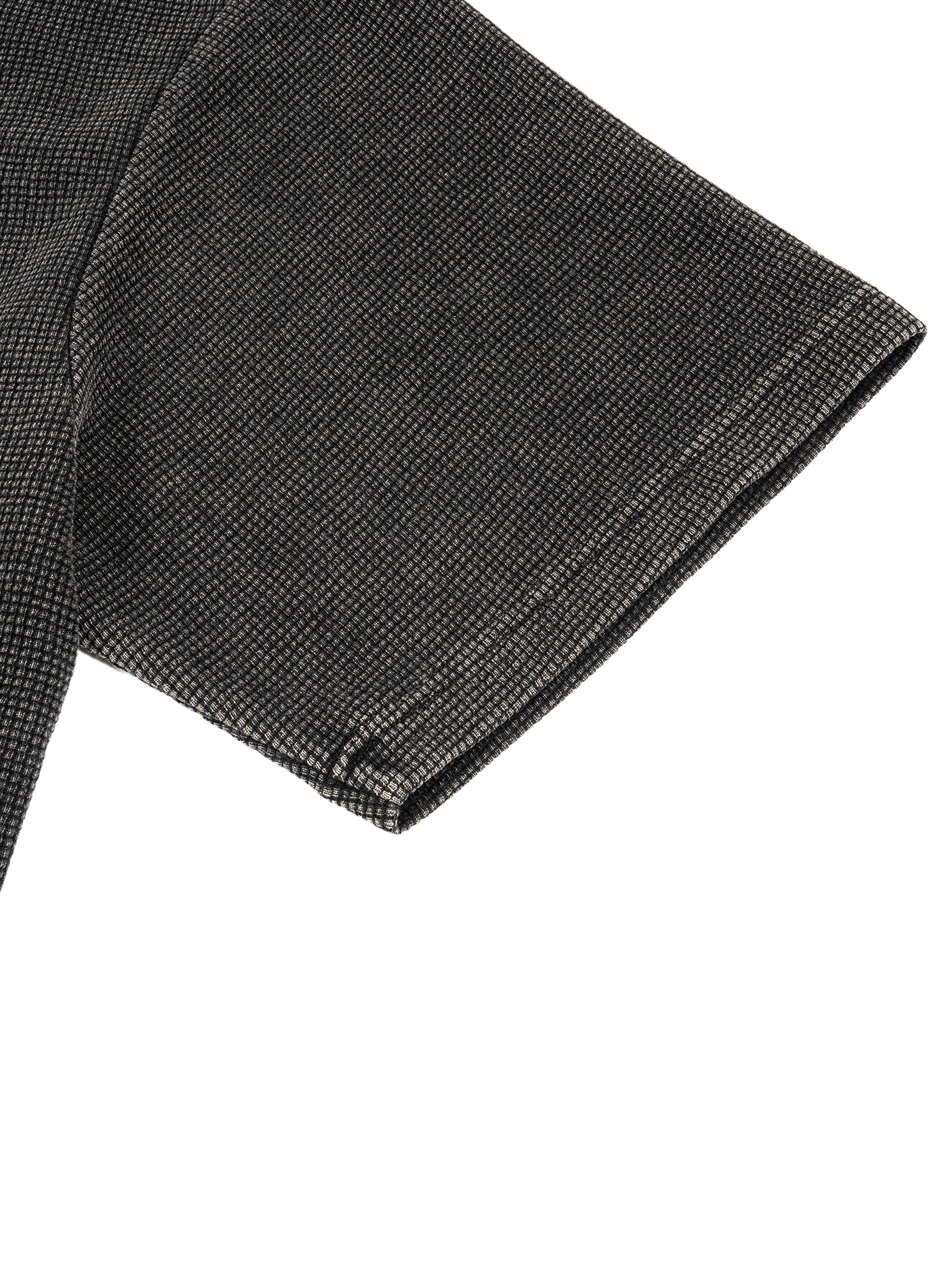 Textured Waffle Washed Boxy T-Shirt